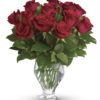 12 Rose Rosse per funerale