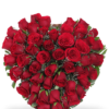 Cuore di 50 Rose Rosse