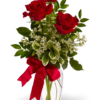 Bouquet di tre Rose Rosse