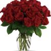 24 roselline rosse per funerale